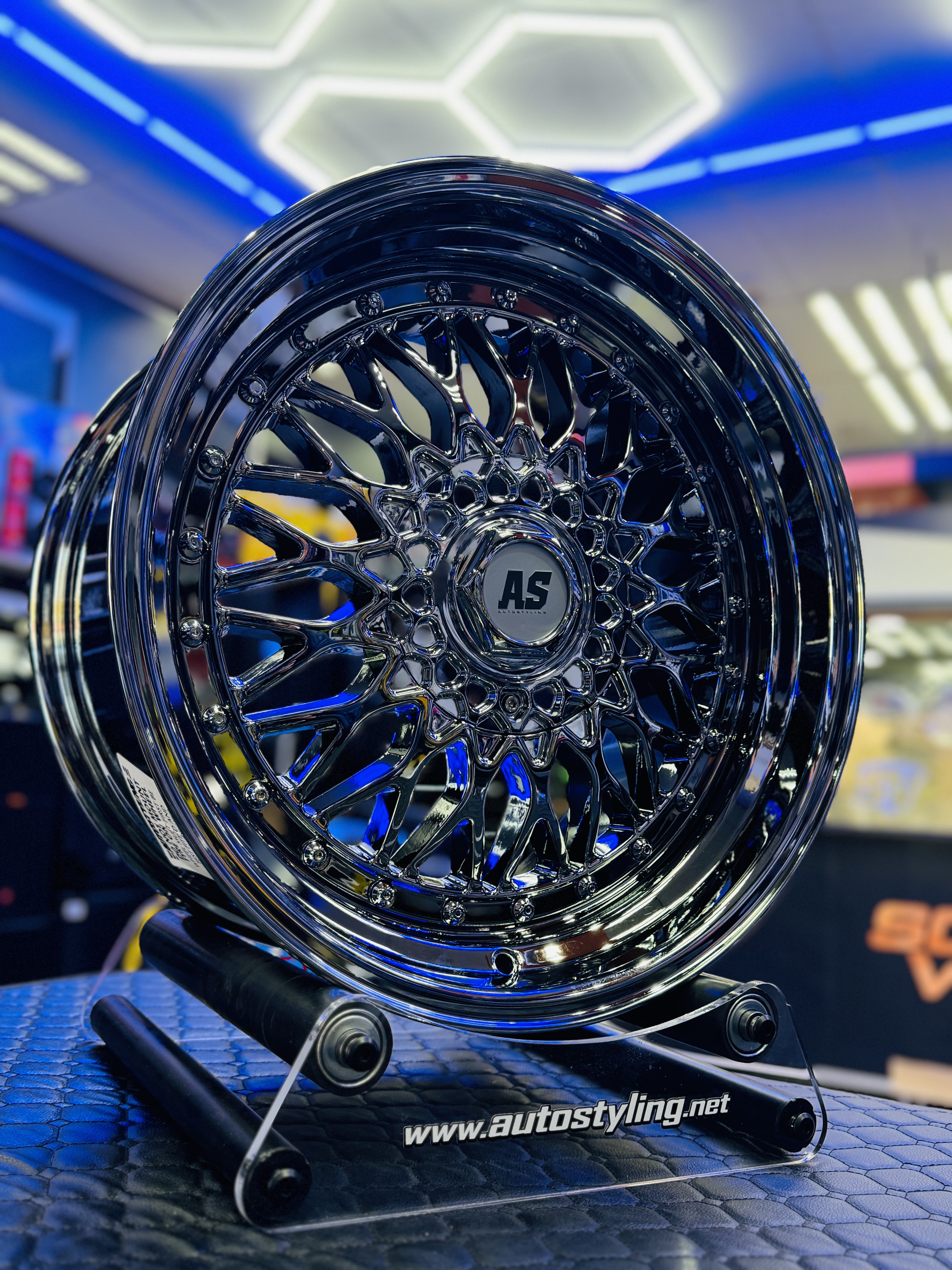 18” AS- MESH 5/112 5/114 SILVER CHROME available May 2025