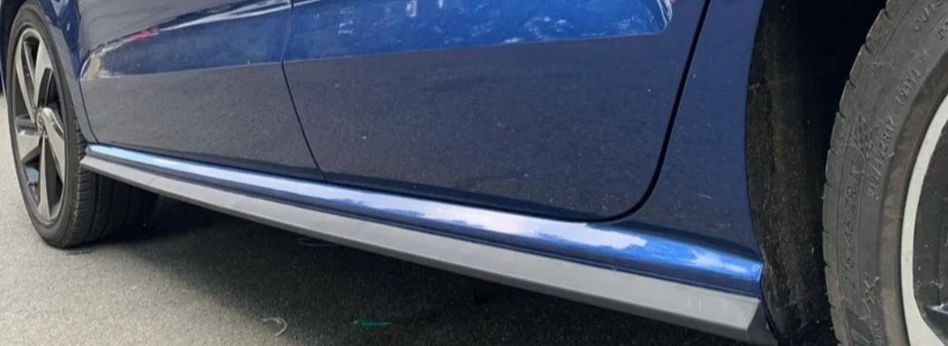 VW POLO 6c GTI STYLE PLASTIC SIDE SKIRTS FOR ALL POLO 6 MODELS