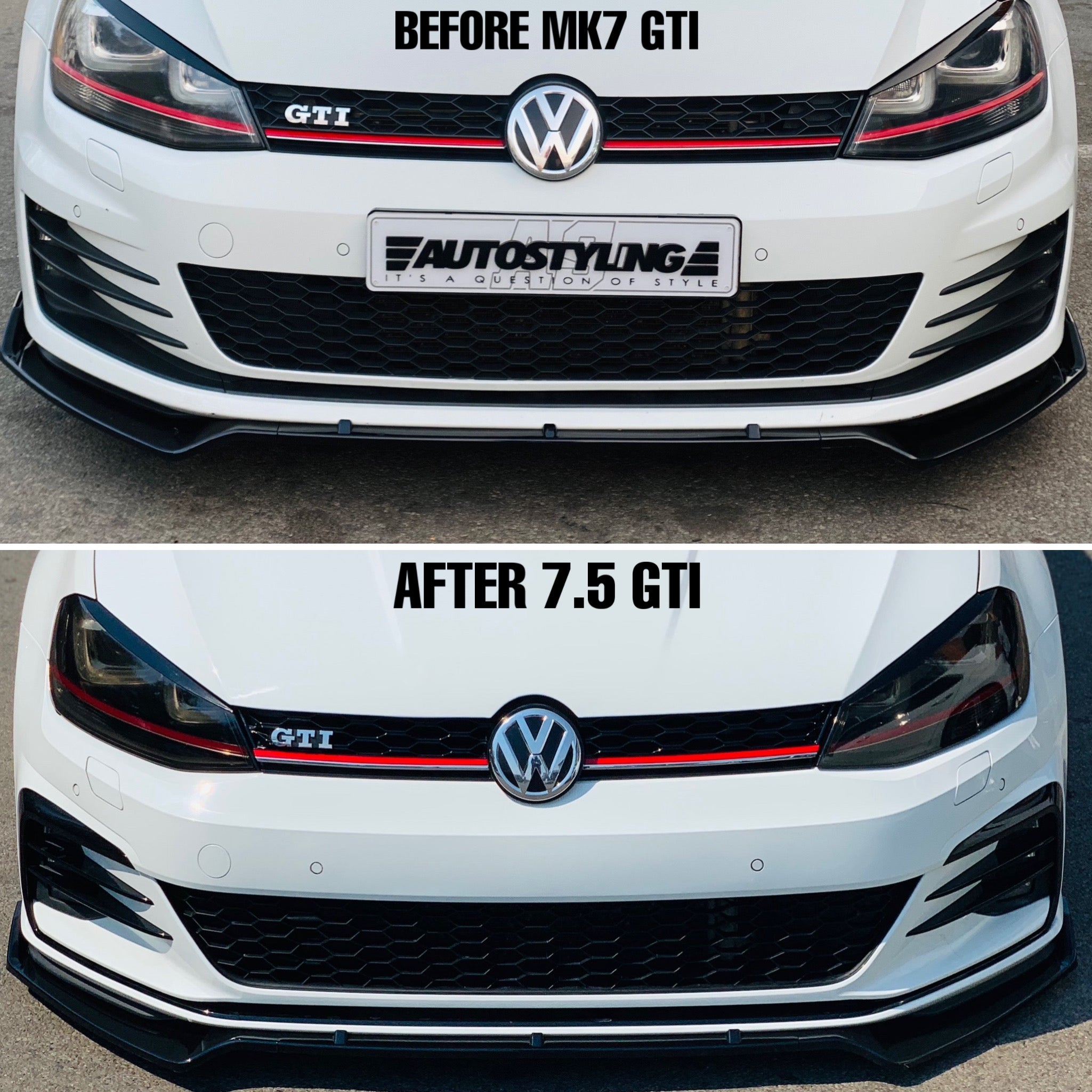 VW GOLF mk7 to mk7.5 gti BUMPER KIT UPGRADE – Autostyling Klerksdorp