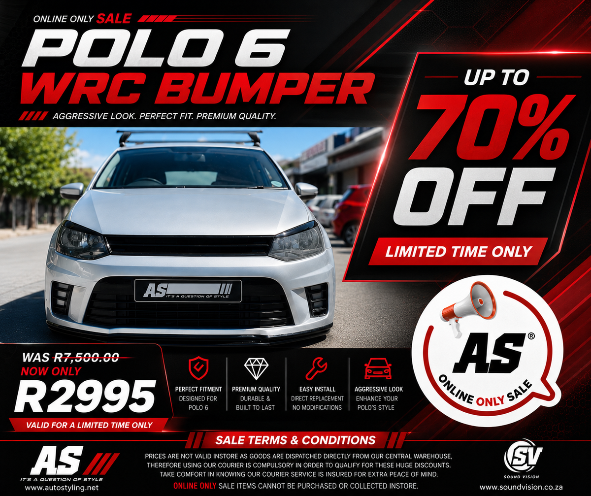 POLO 6 WRC BUMPER - Autostyling Klerksdorp