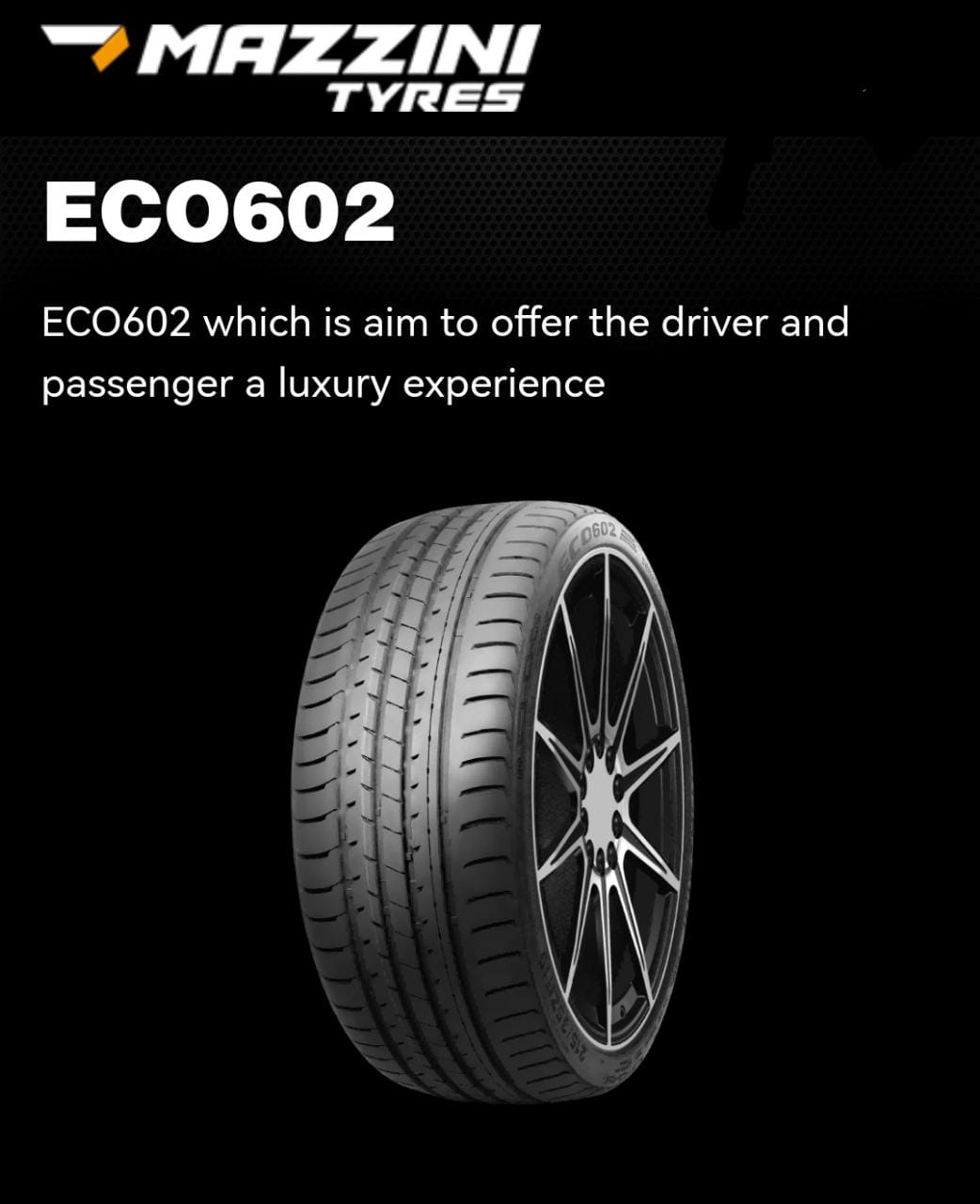 225/30/20 MAZZINI TIRES eco 602