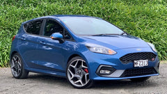 ST FIESTA STYLE   RIMS  4/108 GLOSS BLK MACHINE FACE