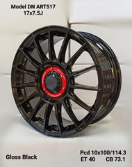 17 ” AS-517 5/100 5/114 hyper  black