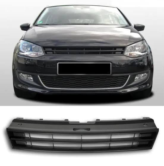 Suitable To Fit - VW Polo 9N3 Vivo Gloss Black De-Badged Grille