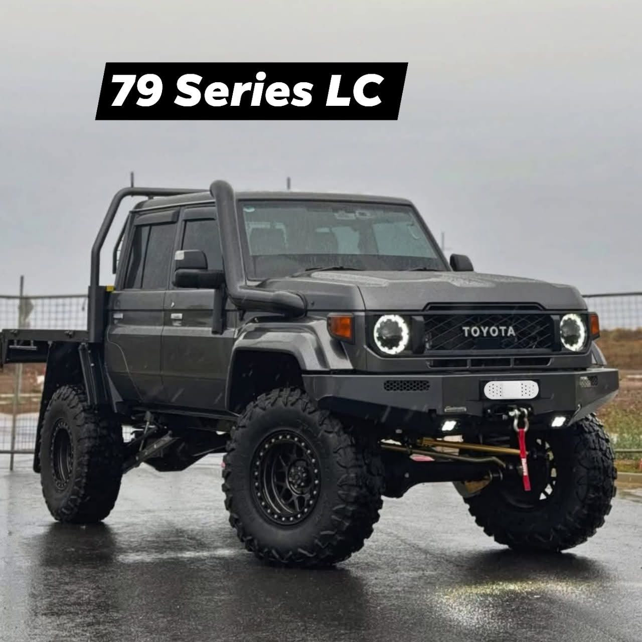 Toyota Land Cruiser 79 Series 2024 LED Aussie style Replacement Headlights