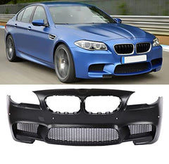 F10  M5 FRONT BUMPER CONVERSION M5 Style Front Bumper Fit for 2011-2013 BMW F10 5 SERIES SEDAN With PDC Without FOG LIGHTS