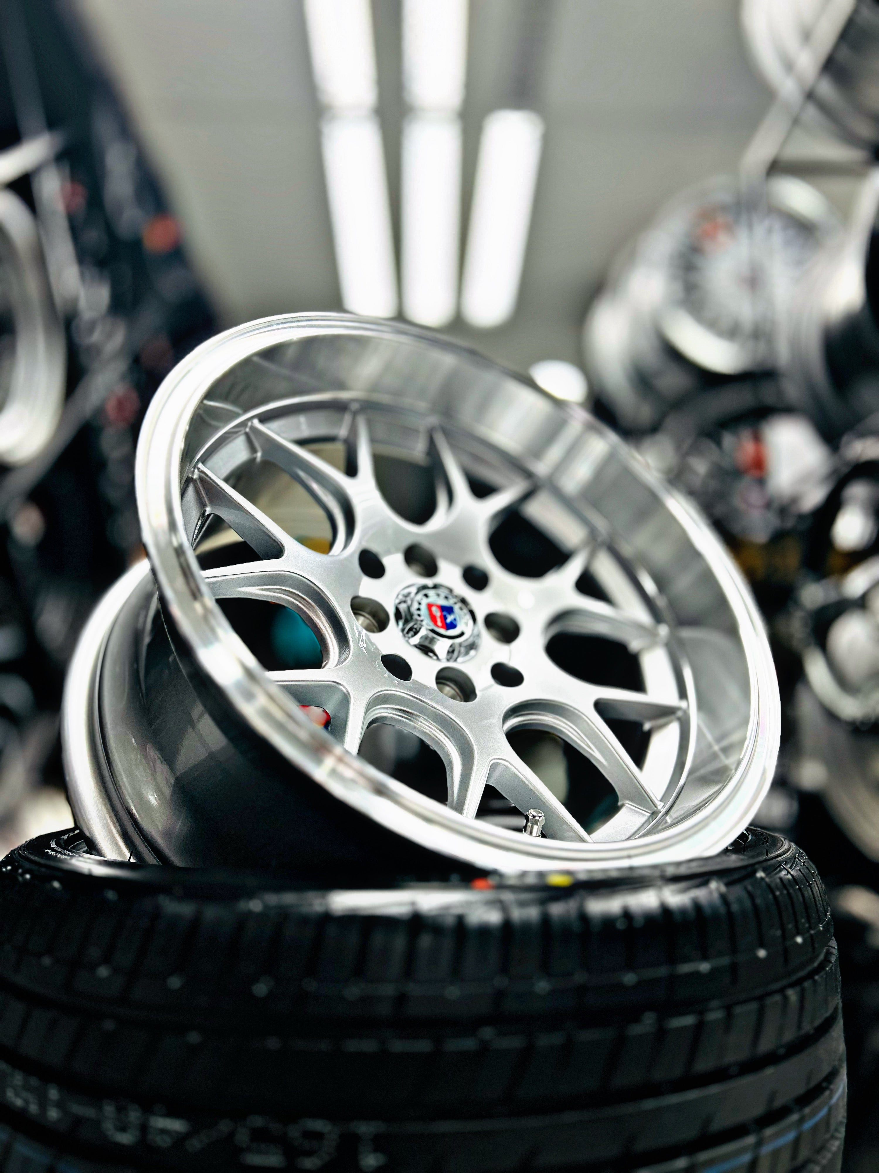 15” AS- 7646 4/100 4/114 silver wheels