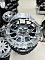 15” AS- 7646 4/100 4/114 silver wheels
