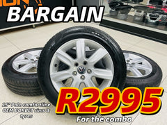 15” POLO 6r comfortline 5/100 pre owned mags & tyres