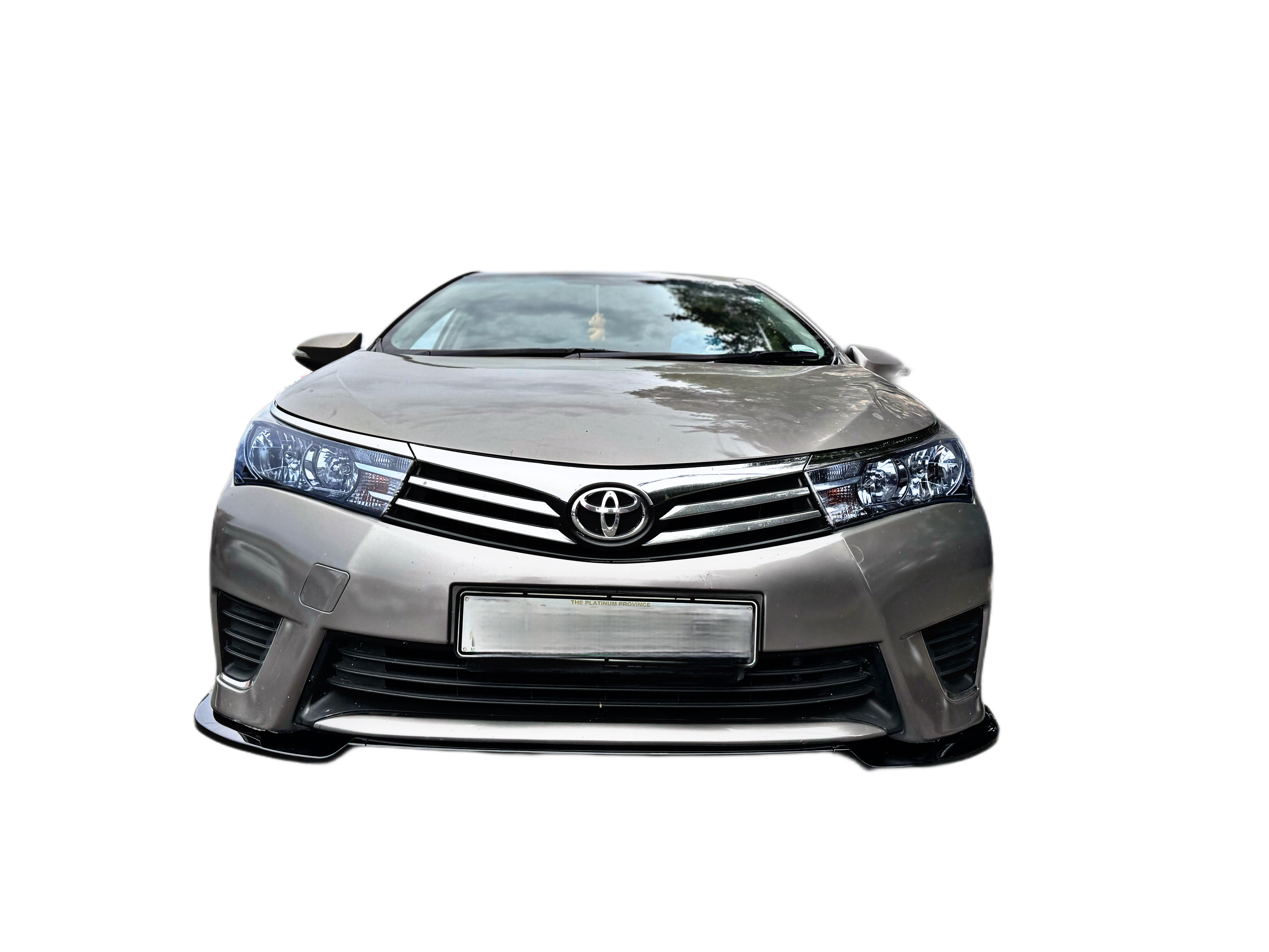 VW GOLF 7 / 7.5 / 7R / 7TSI KERSH 3PCE FRONT SPOILER GLOSS BLACK