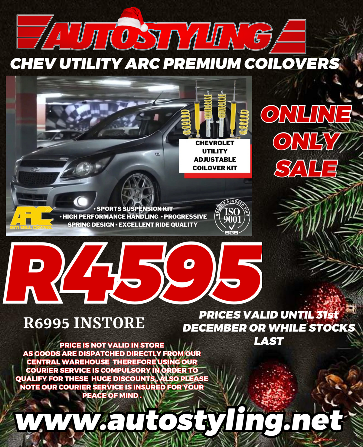 ARC CHEV/CORSA UTILITY COILOVERS