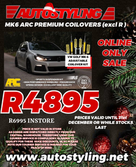 ARC COILOVERS VW Golf & Jetta  MK5 / MK6 BLUE