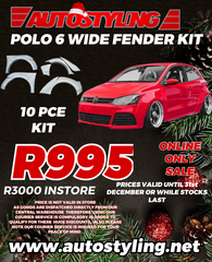 Polo 6 wide fender kit