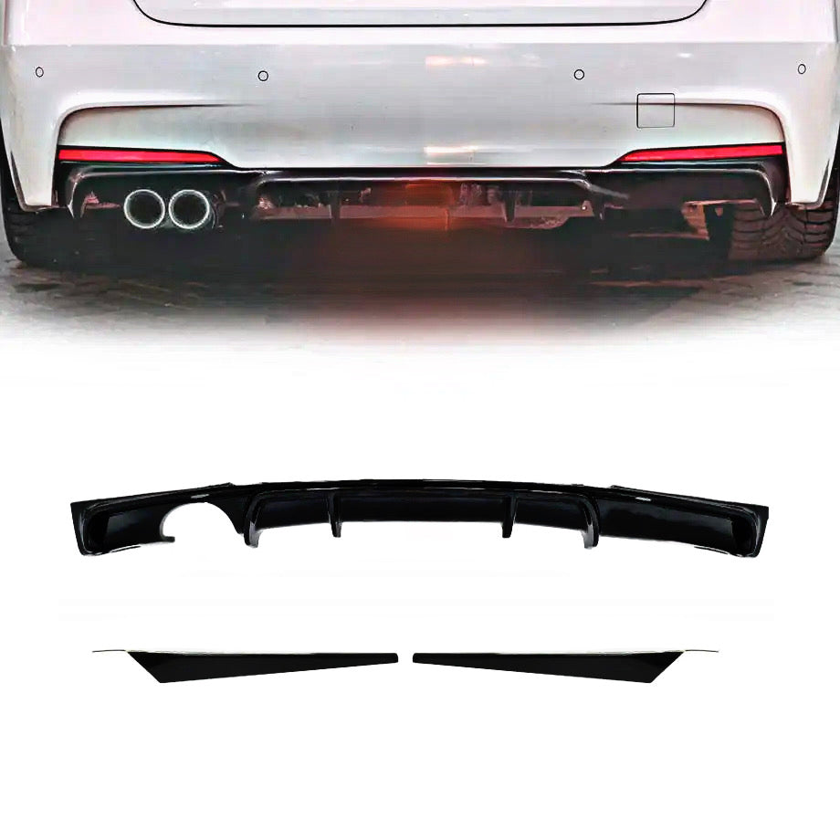 F30 Rear Diffuser Kit BMW F30 to F80 style rear diffuser – Autostyling Klerksdorp