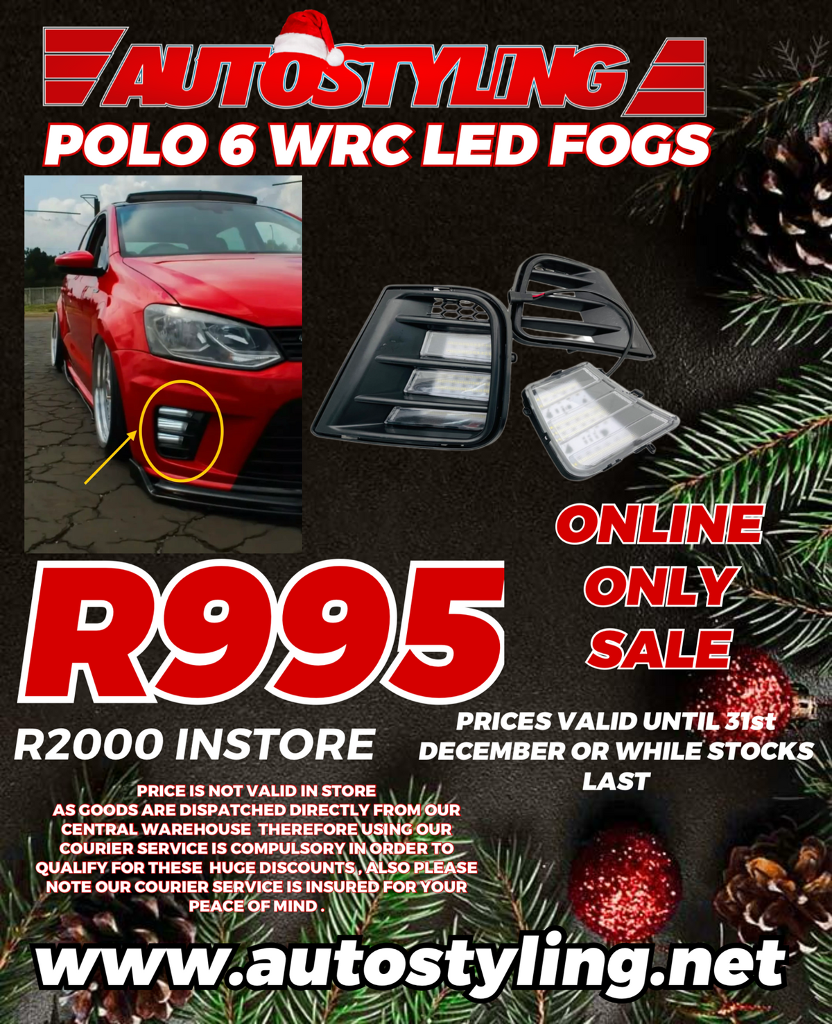 Wrc bumper fogs