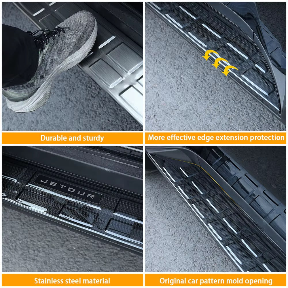 Jetour T2 (25-On) stick on side step cover - Autostyling Klerksdorp