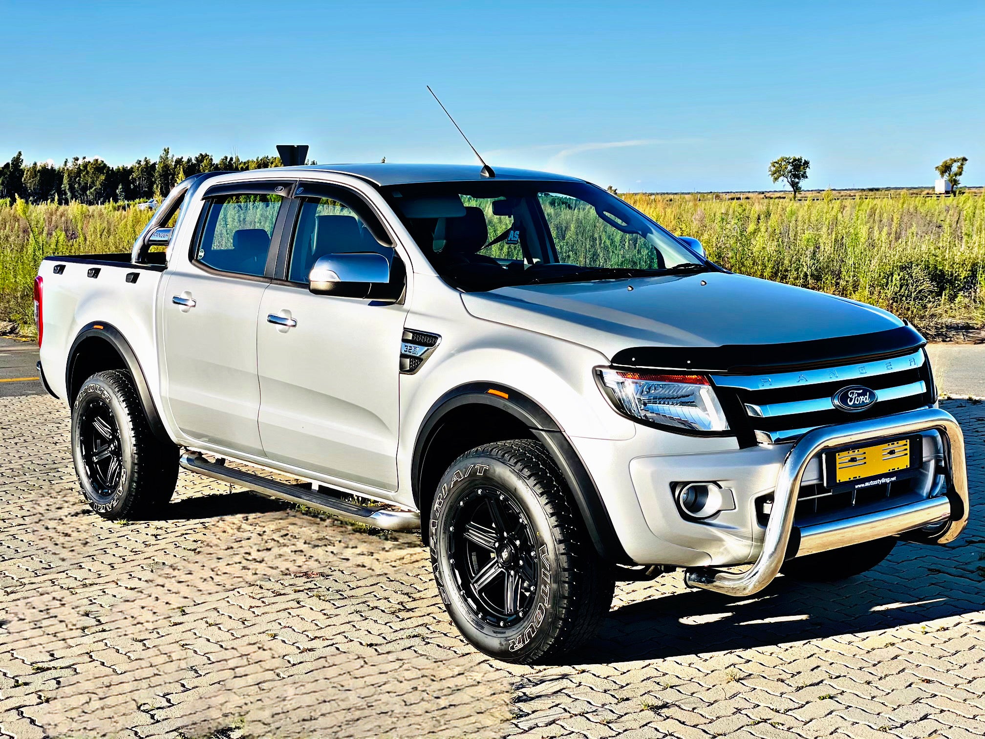 Ford Ranger T6 Rally FORD RANGER 2012+ T6 Prefacelift MAXE chrome nudge bar – Autostyling ...