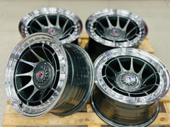 15” AS-7574 GUNMETAL 4/100 4/108 wheels