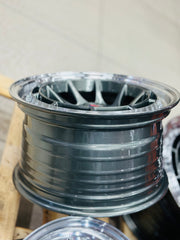 15” AS-7158  GUNMETAL 4/100 4/114 wheels