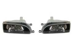 Toyota Corolla/Conquest /Baby Camry Headlamps (93-99)black  Headlamps