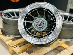 15” AS-7574 GUNMETAL 4/100 4/108 wheels