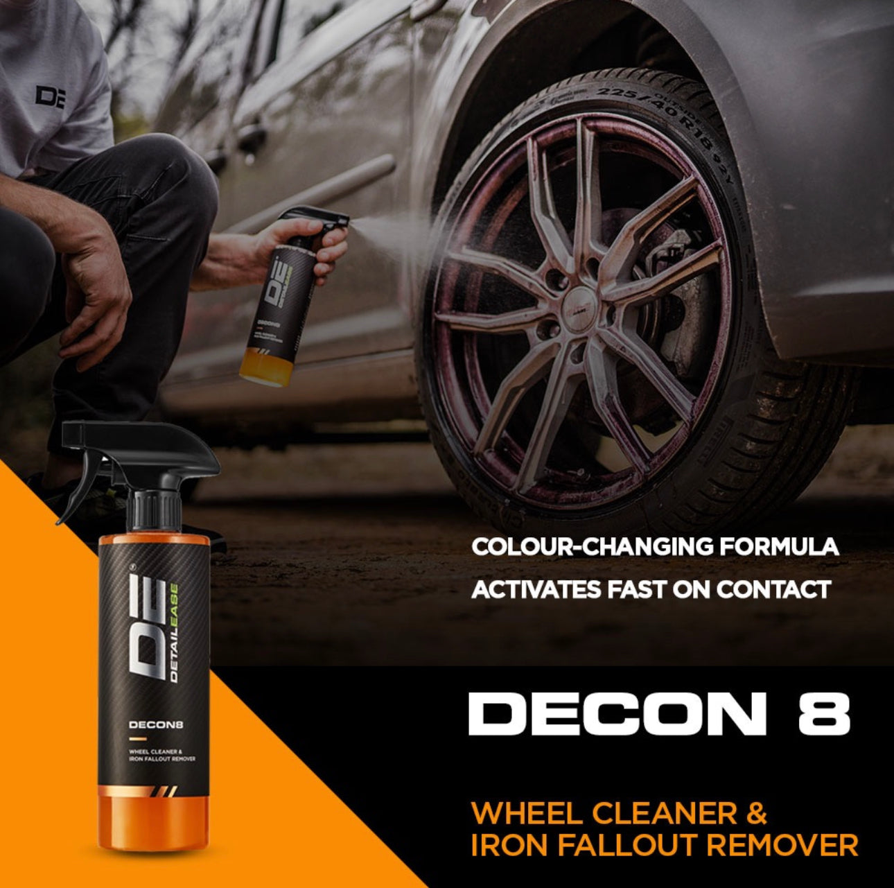 DETAILEASE Decon8 - Wheel Cleaner & Iron Fallout Remover