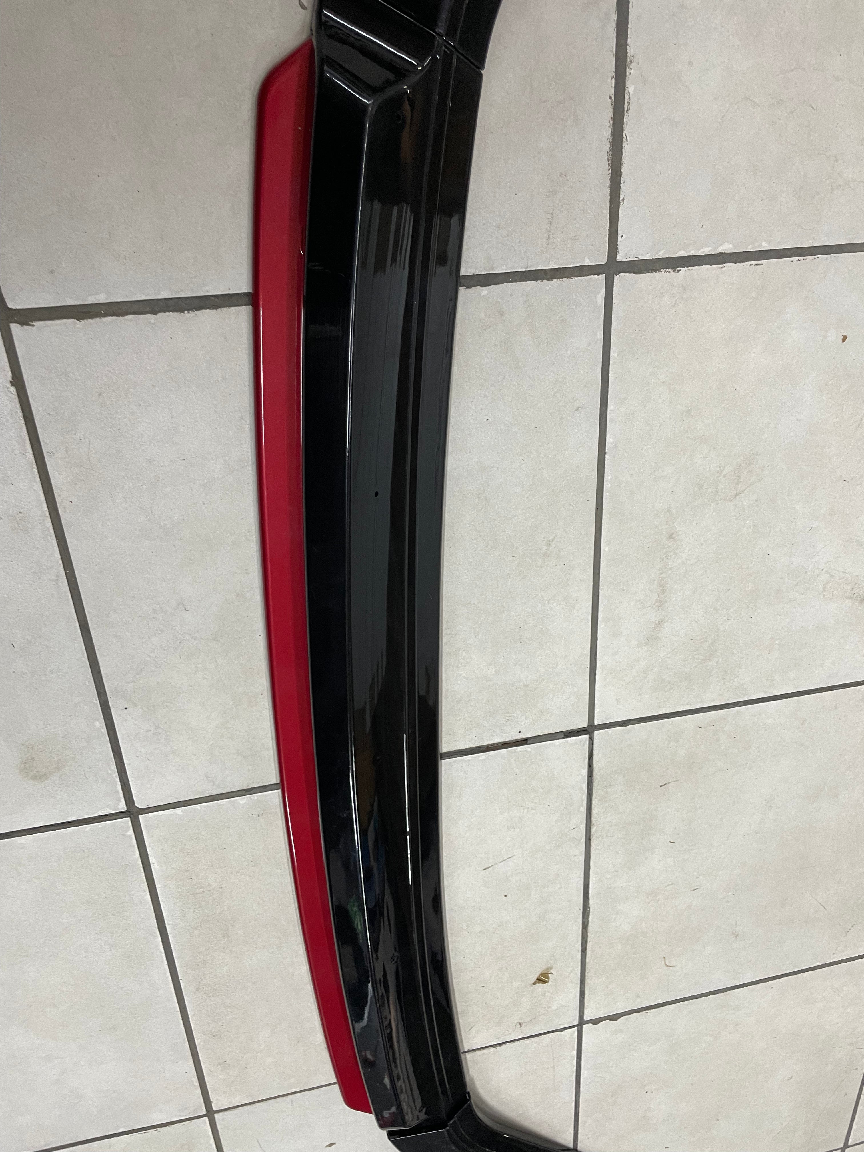 Suitable for Mk7 4pce front spoiler      plastic   gloss black  diy fitment    Non oe   fits all Mk7 models incl GTI & R