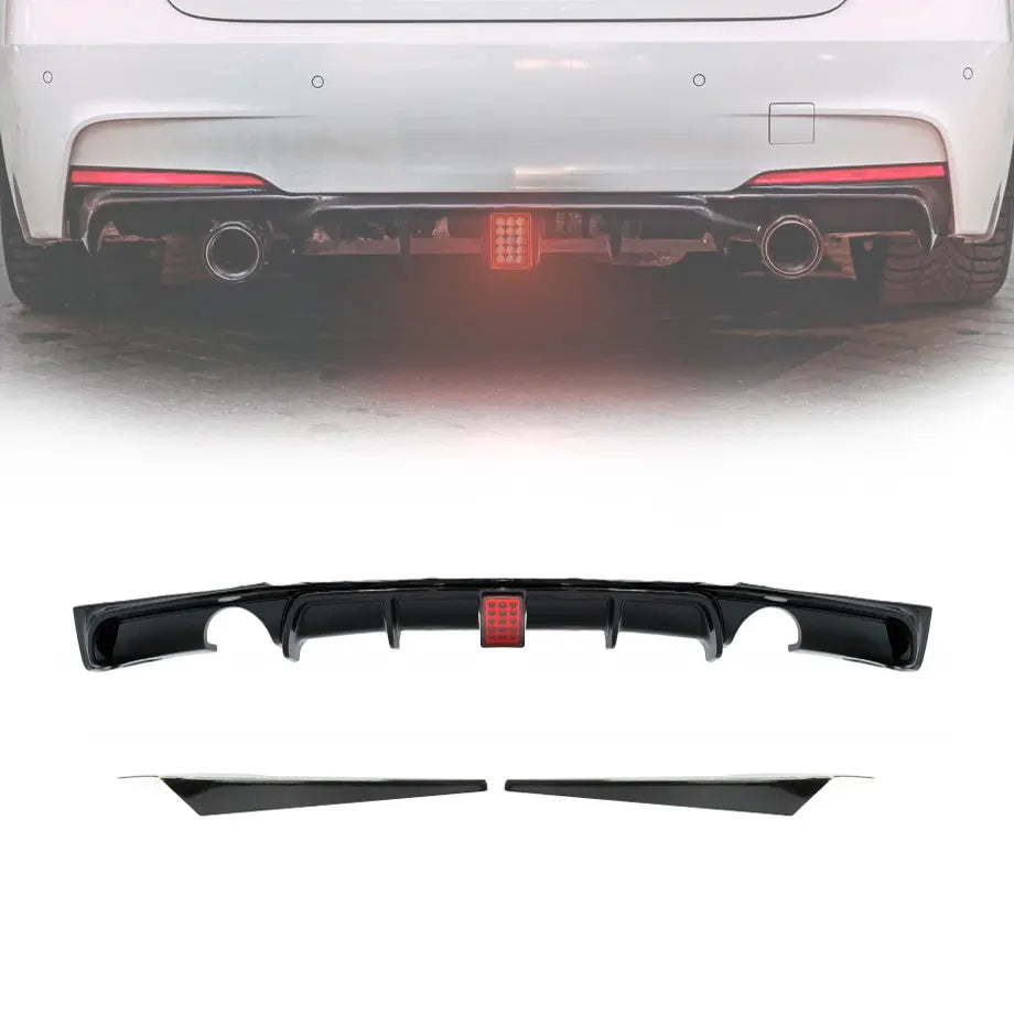 Double Rear Diffuser F1 BMW F30 TO F80 F1 STYLE REAR DIFFUSER – Autostyling Klerksdorp