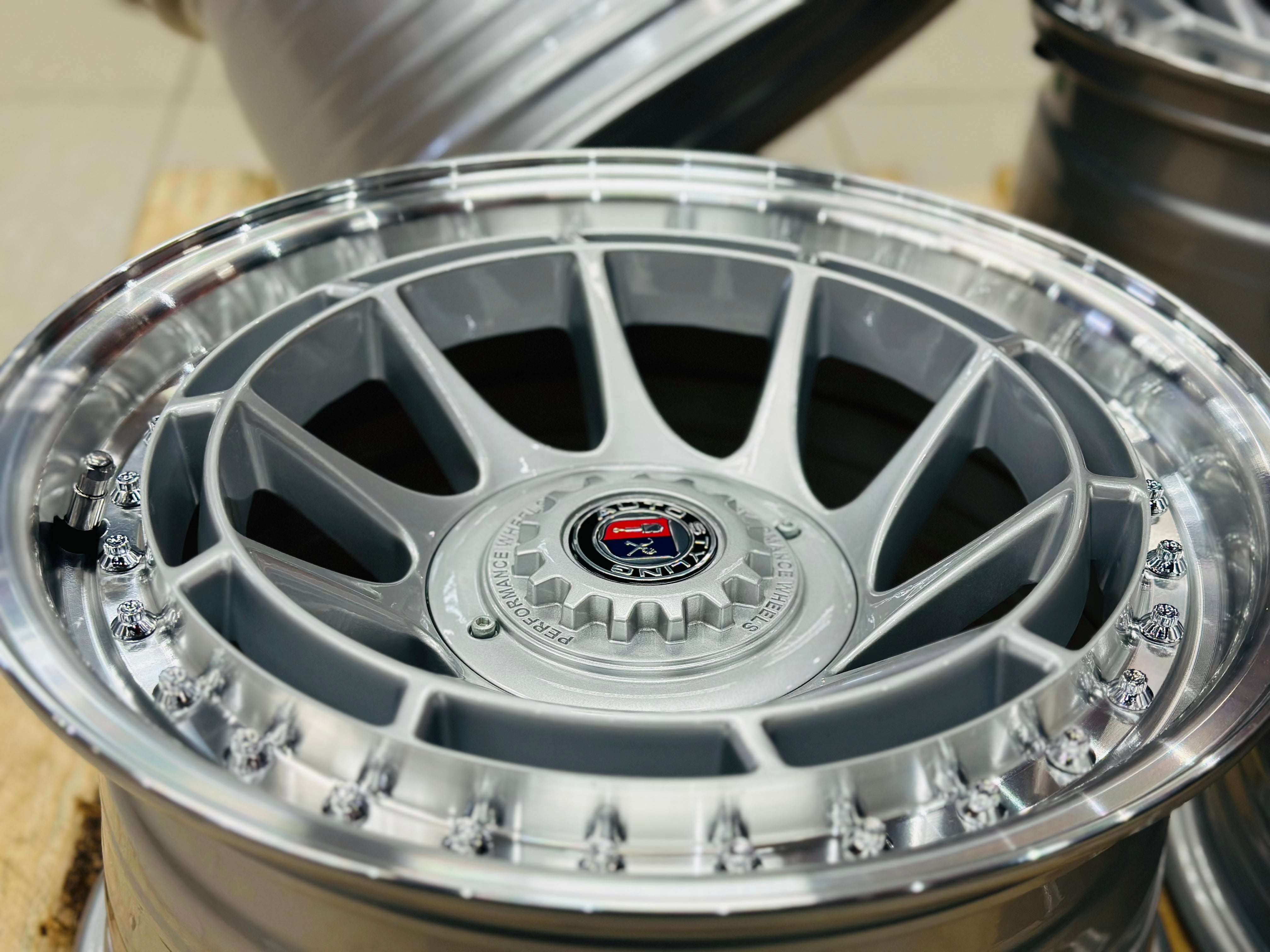 15” AS-7573 SILVER  4/100 4/108 wheels
