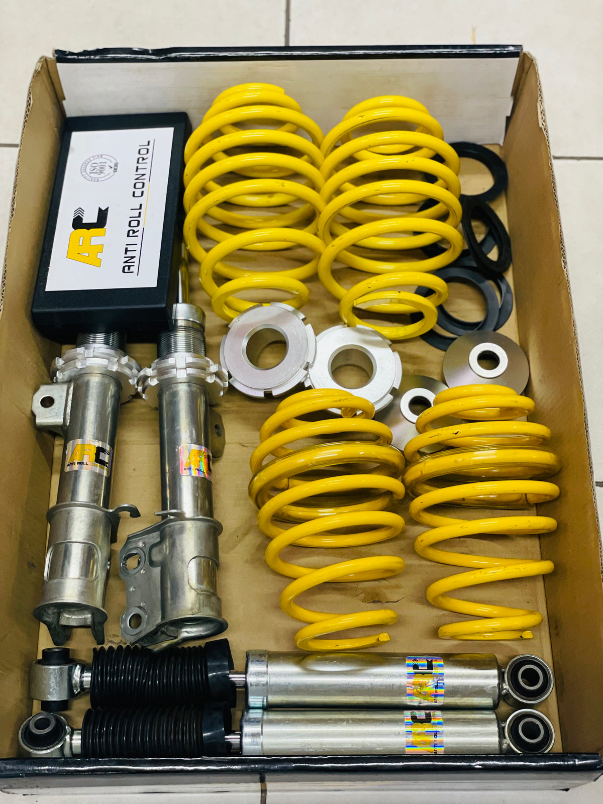 ARC COILOVERS FOR CORSA/CHEV UTILITY BAKKIE PREOWNED COILOVERS
