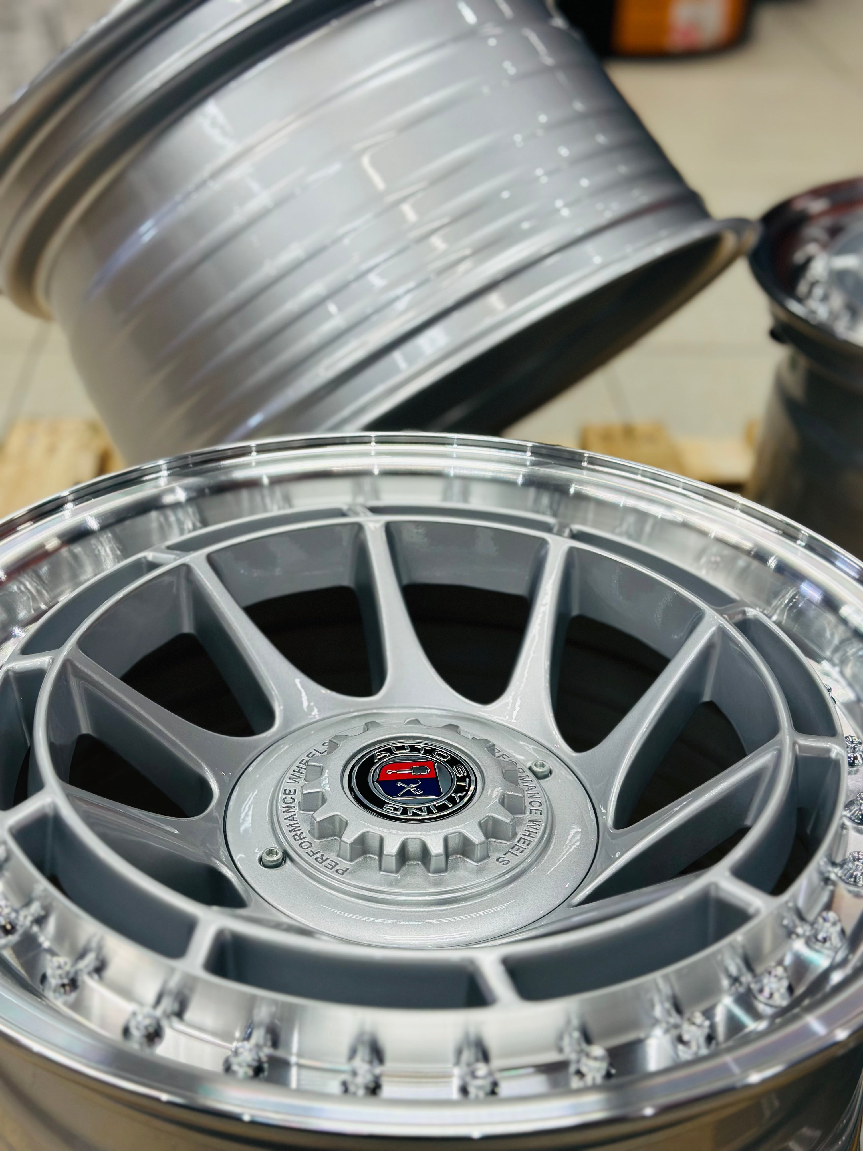 15” AS-7573 SILVER  4/100 4/108 wheels