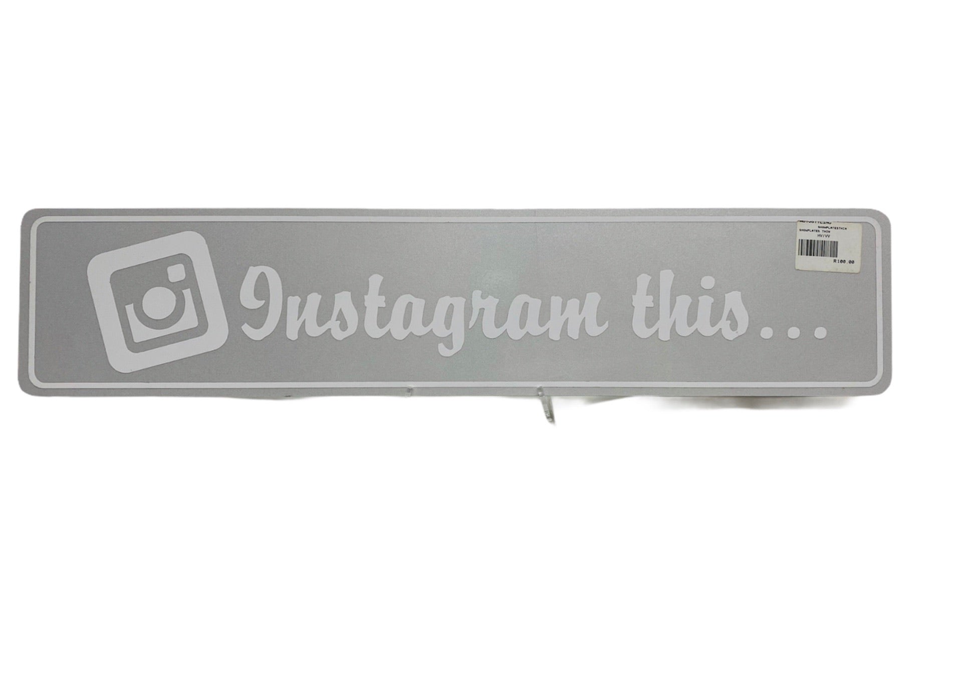 INSTAGRAM THIS THIN SHOW PLATE
