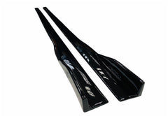 UNIVERSAL SIDE SKIRT GLOSS BLACK WITH WING