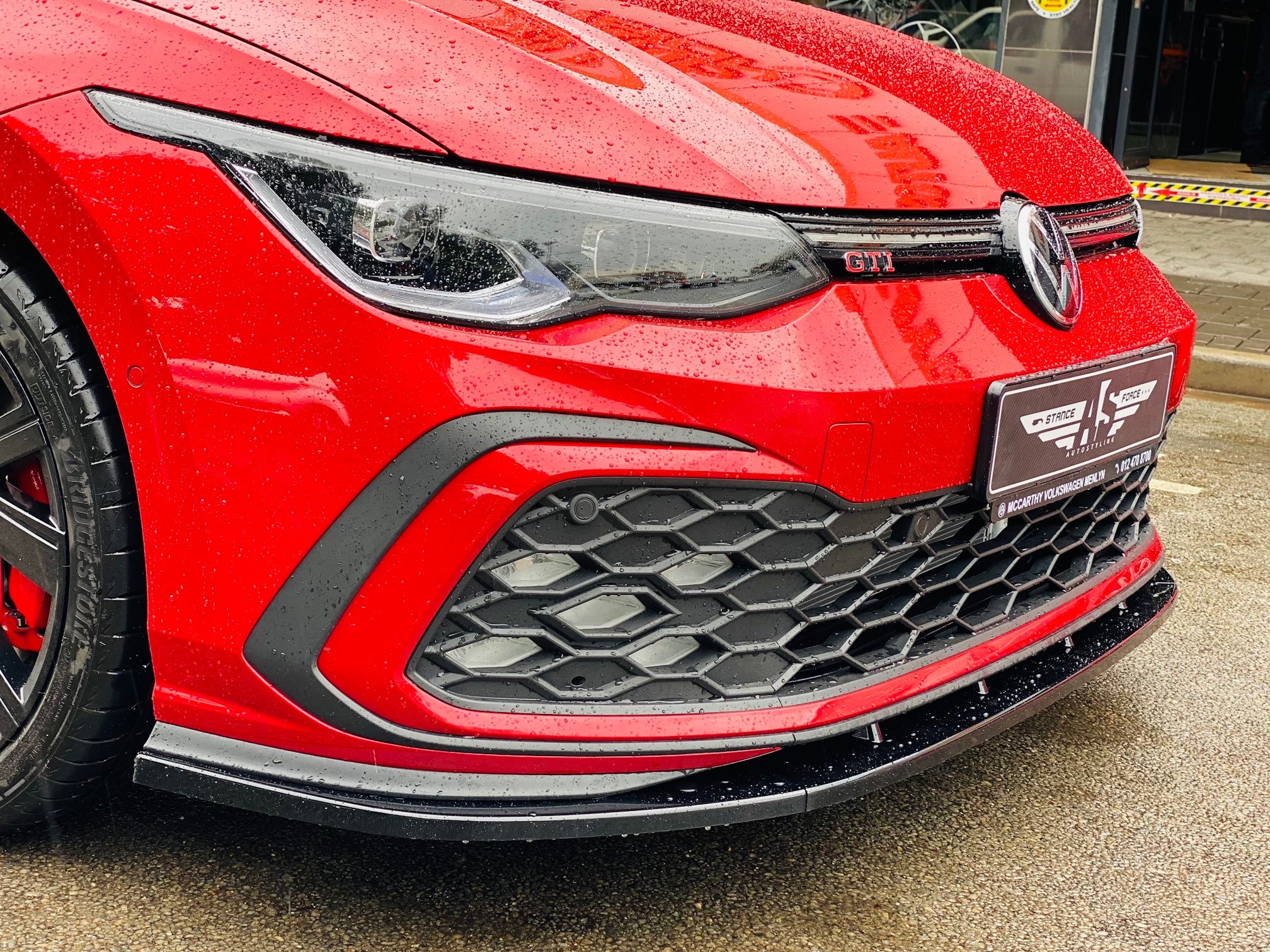 MK8 Gti front spoiler