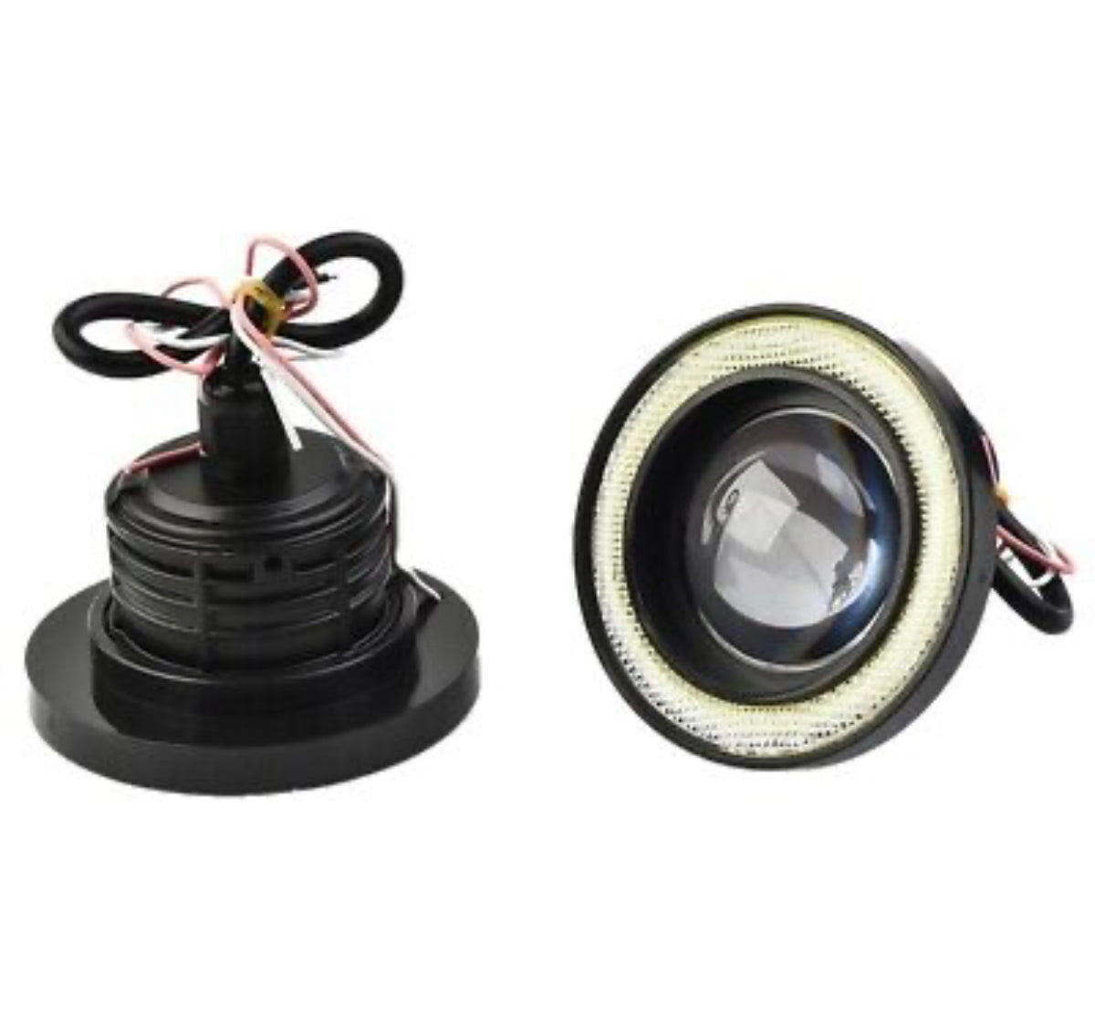 Universal fog lamps 3.5” LED with angel eye