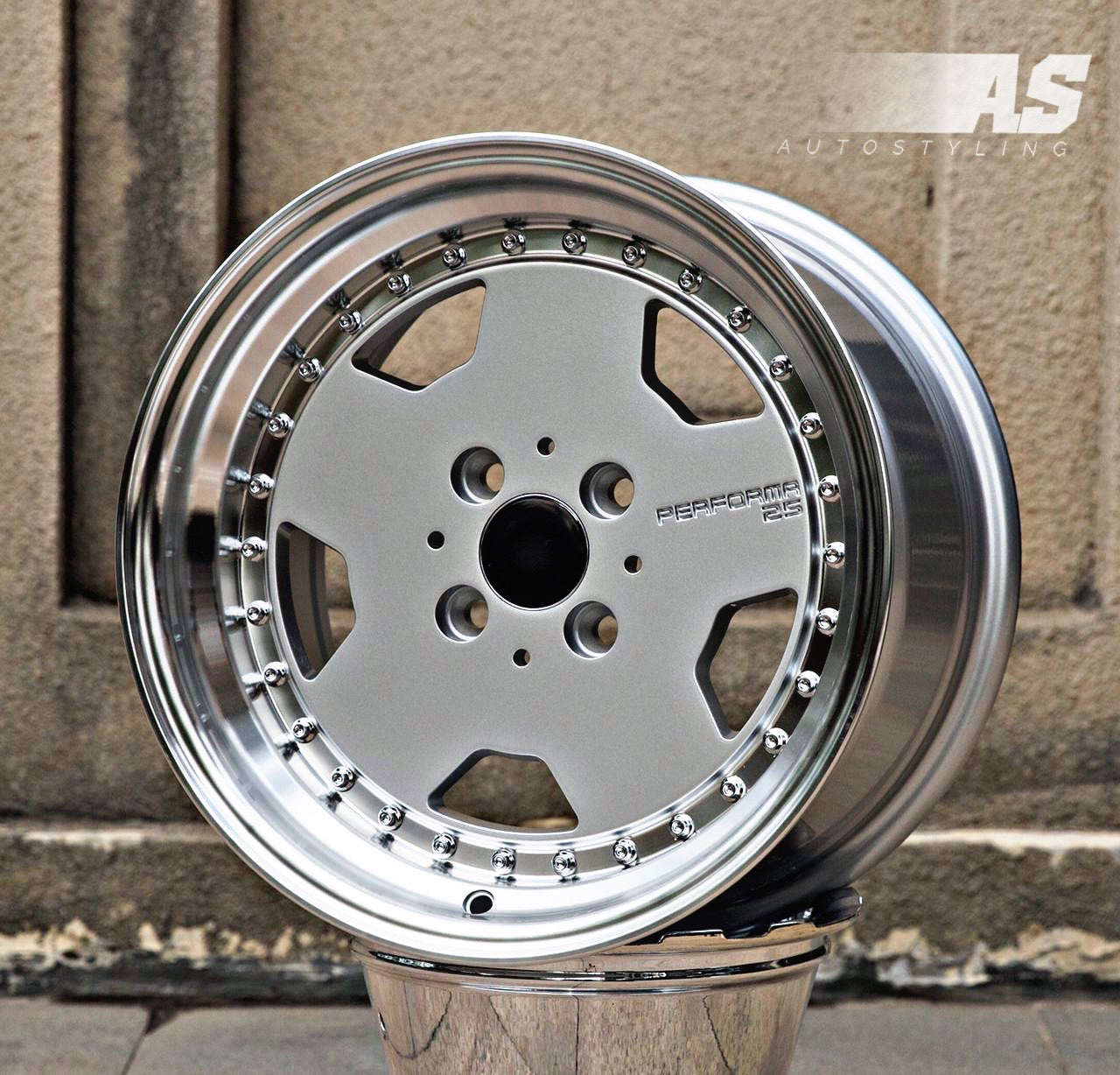 15” AS- PERFORMA M/ BLOCK 4/100 WHEELS