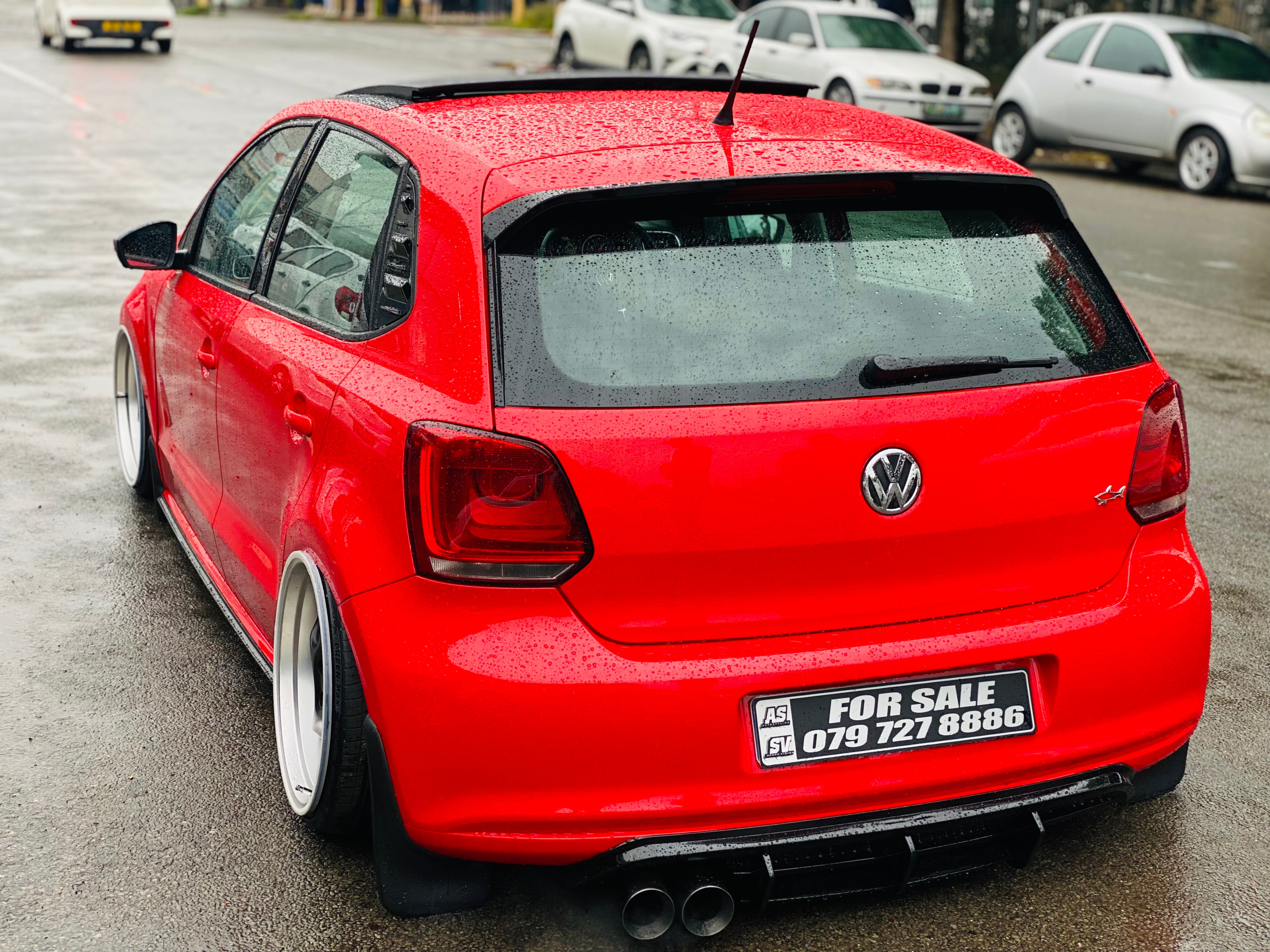 POLO 6 GTI STYLE ADD ON SPOILER GLOSS BLACK