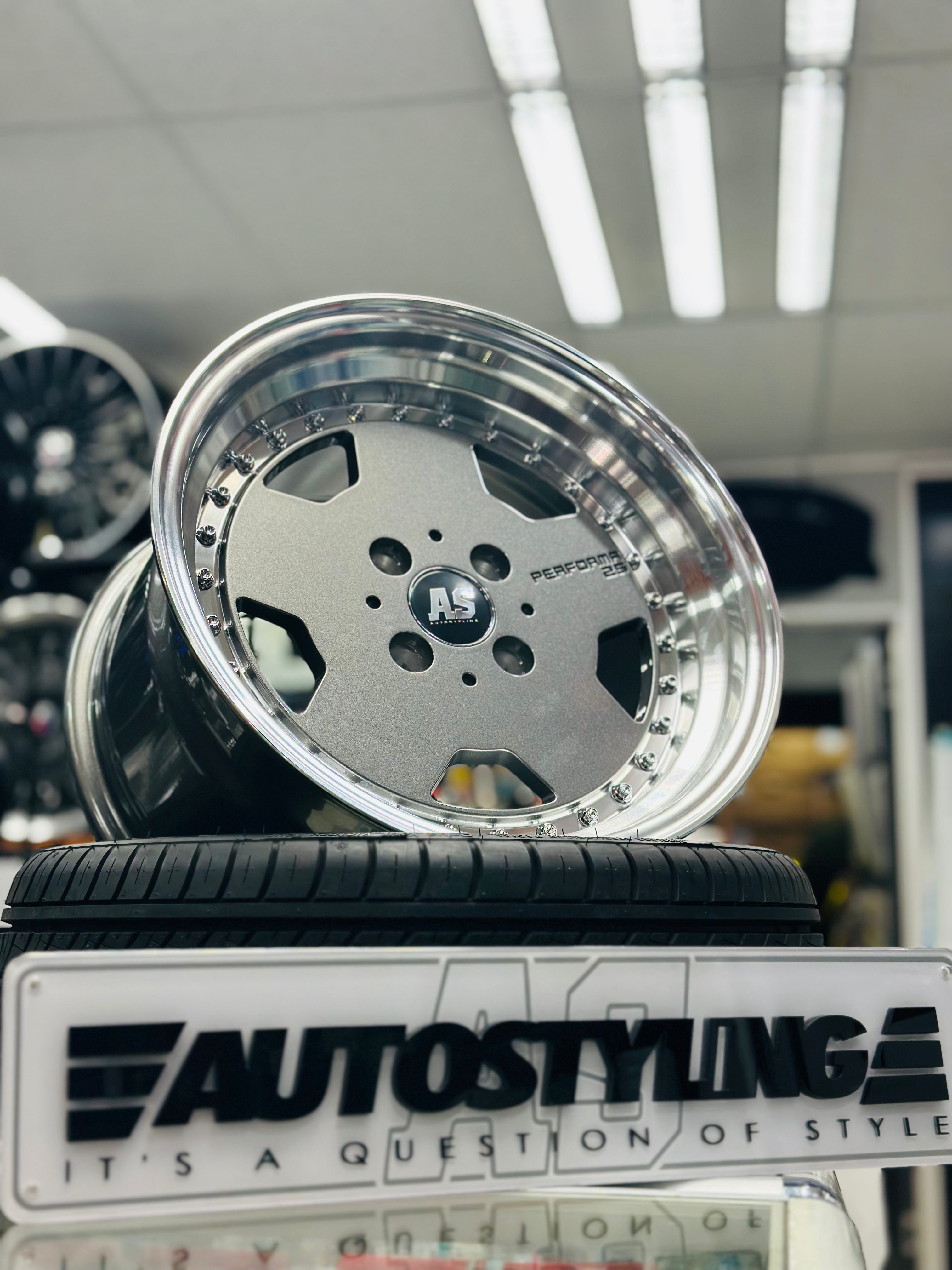 15” AS- PERFORMA M/ BLOCK 4/100 WHEELS