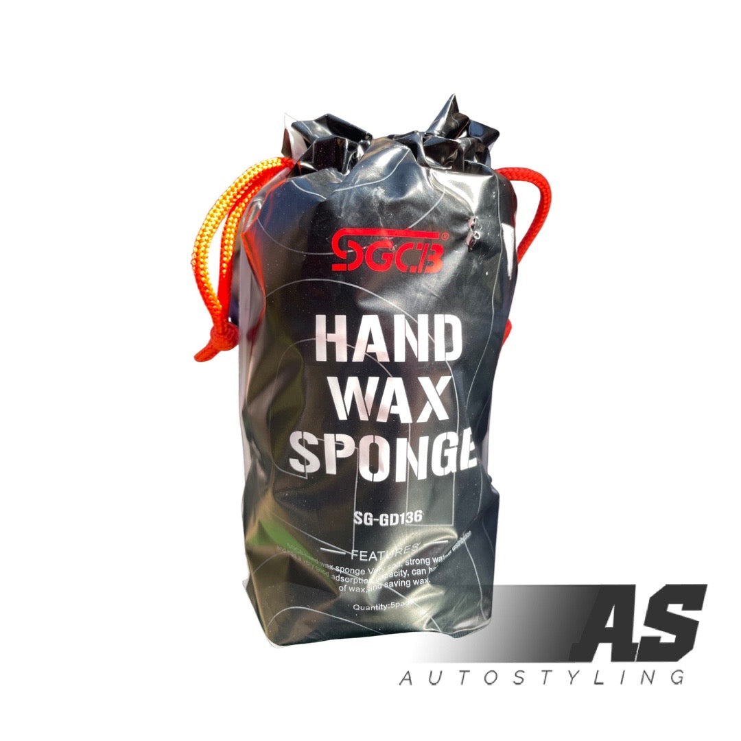 SGCB hand wax sponge 6pack
