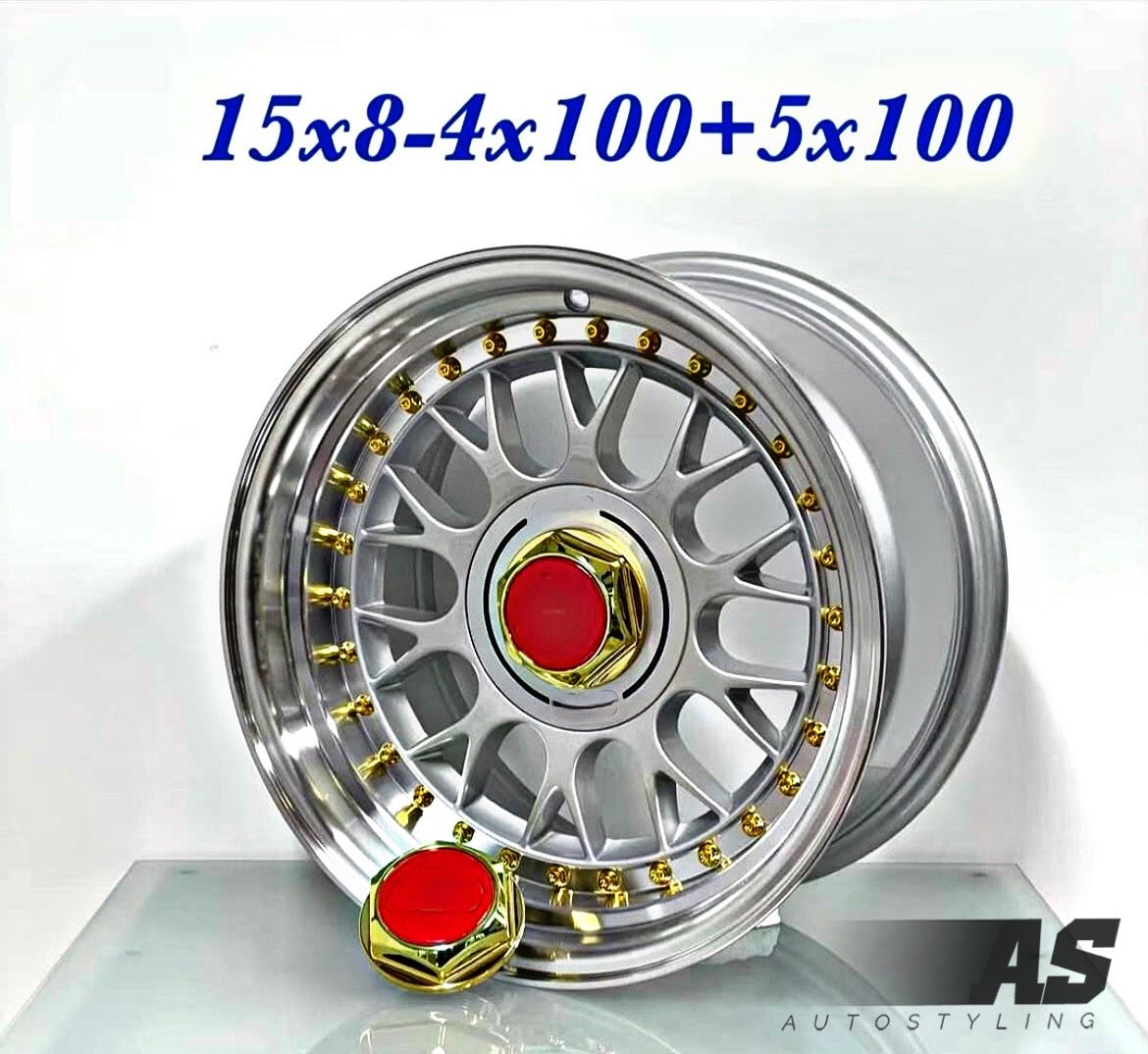 15” AS 5031 - BBS STYLE WHEELS hi