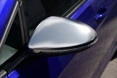 VW GOLF MK 7 RLINE MIRROR COVERS SATIN SILVER