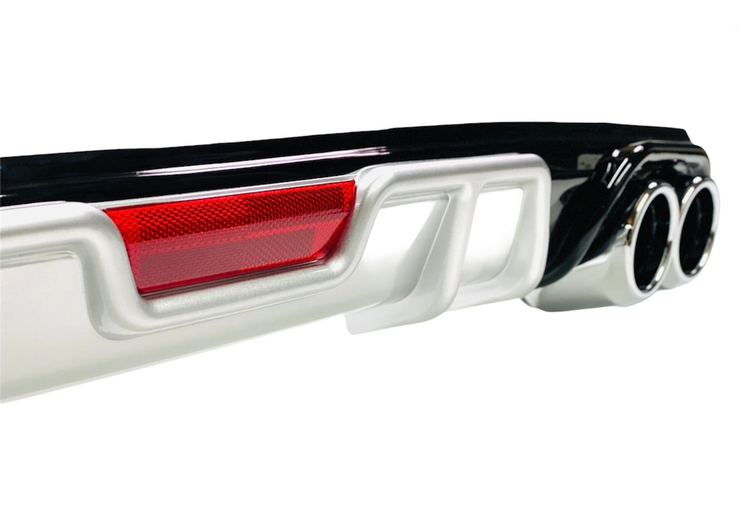 UNIVERSAL 4 PIPE STICK ON REAR DIFFUSER