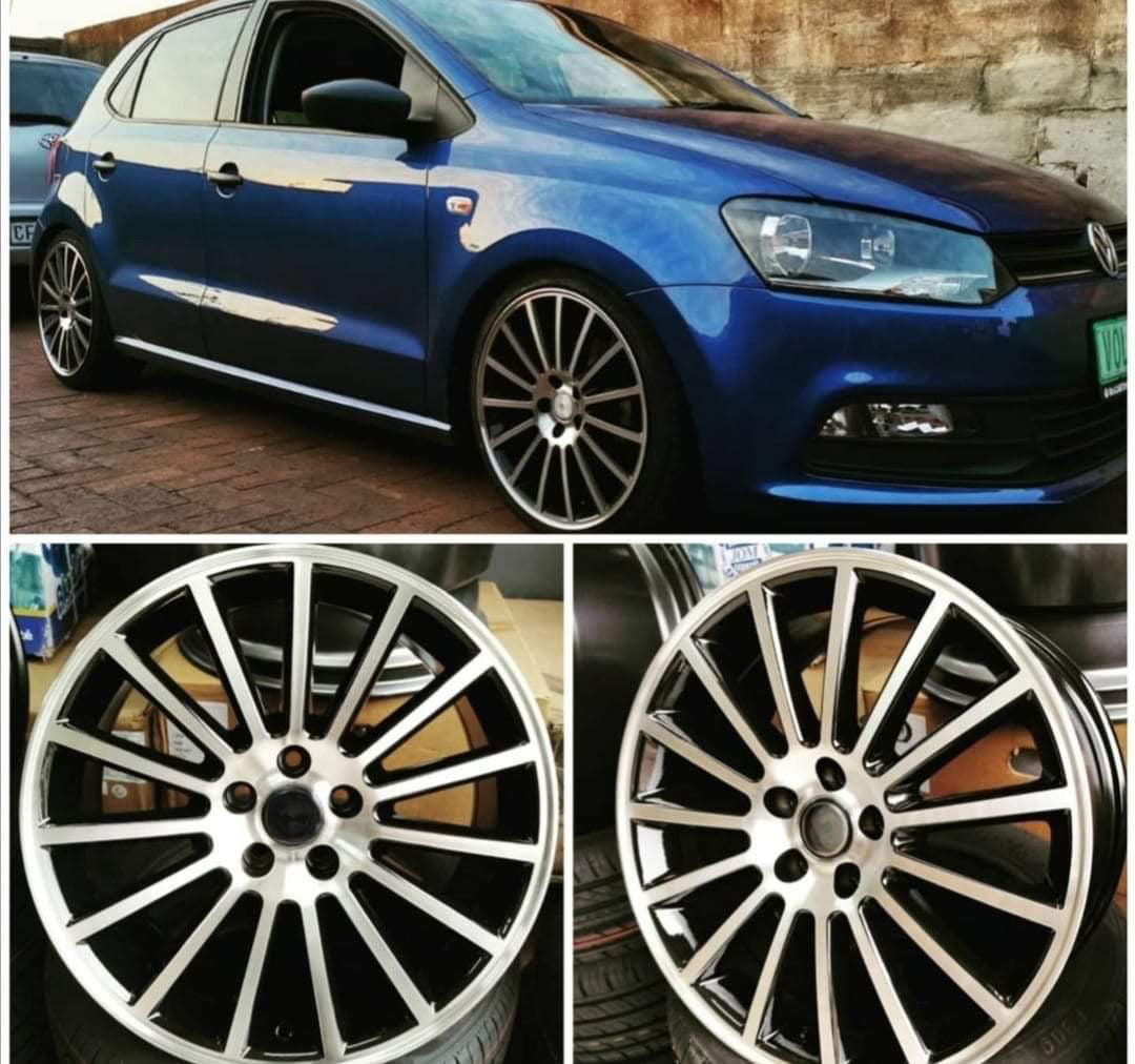 17” AS R32 5x100  polo wheels