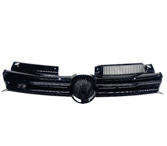 VW GOLF 6 R20 GRILL GLOSS BLACK