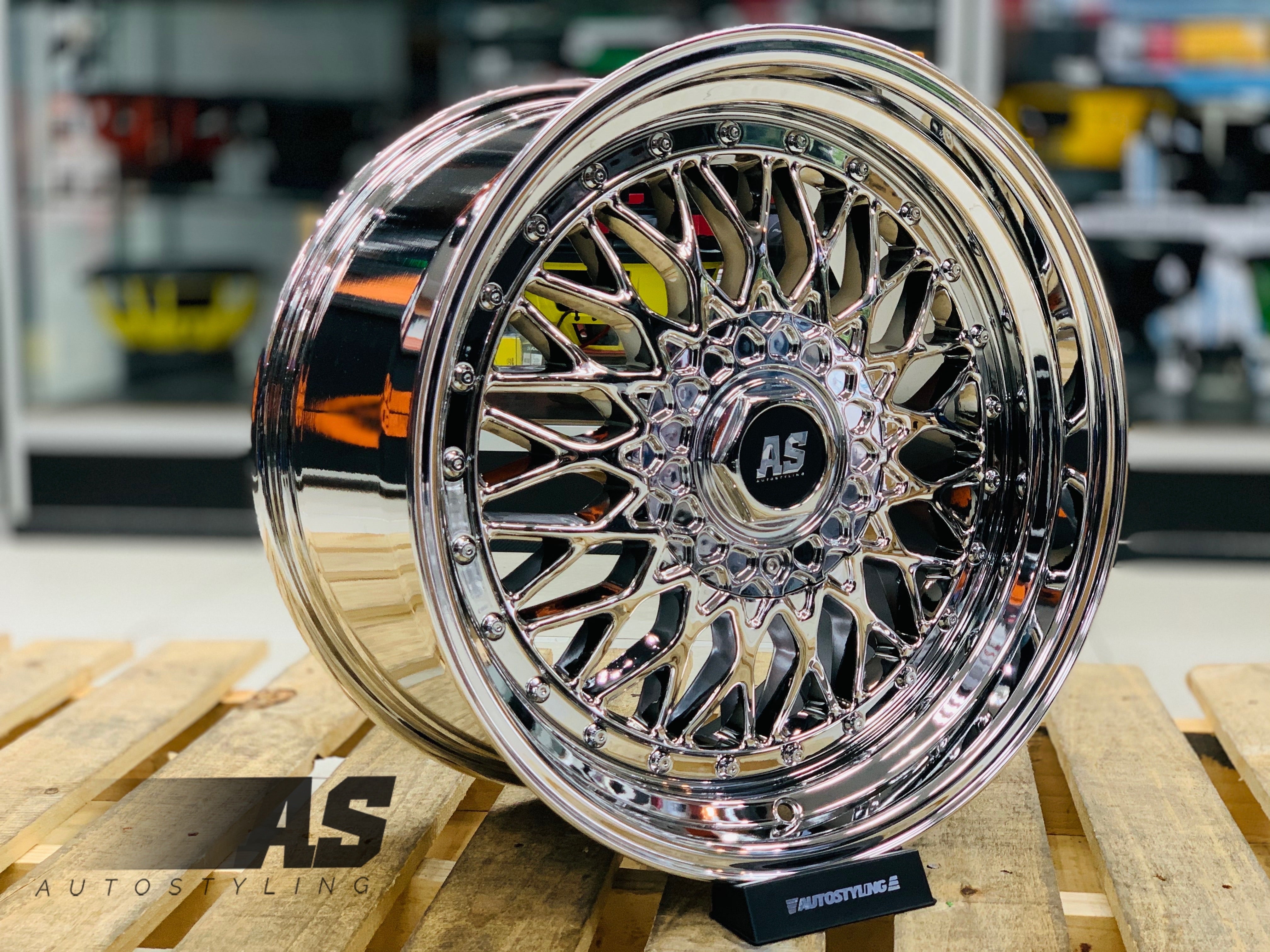 18” AS- MESH 5/112 5/114 SILVER CHROME available May 2025