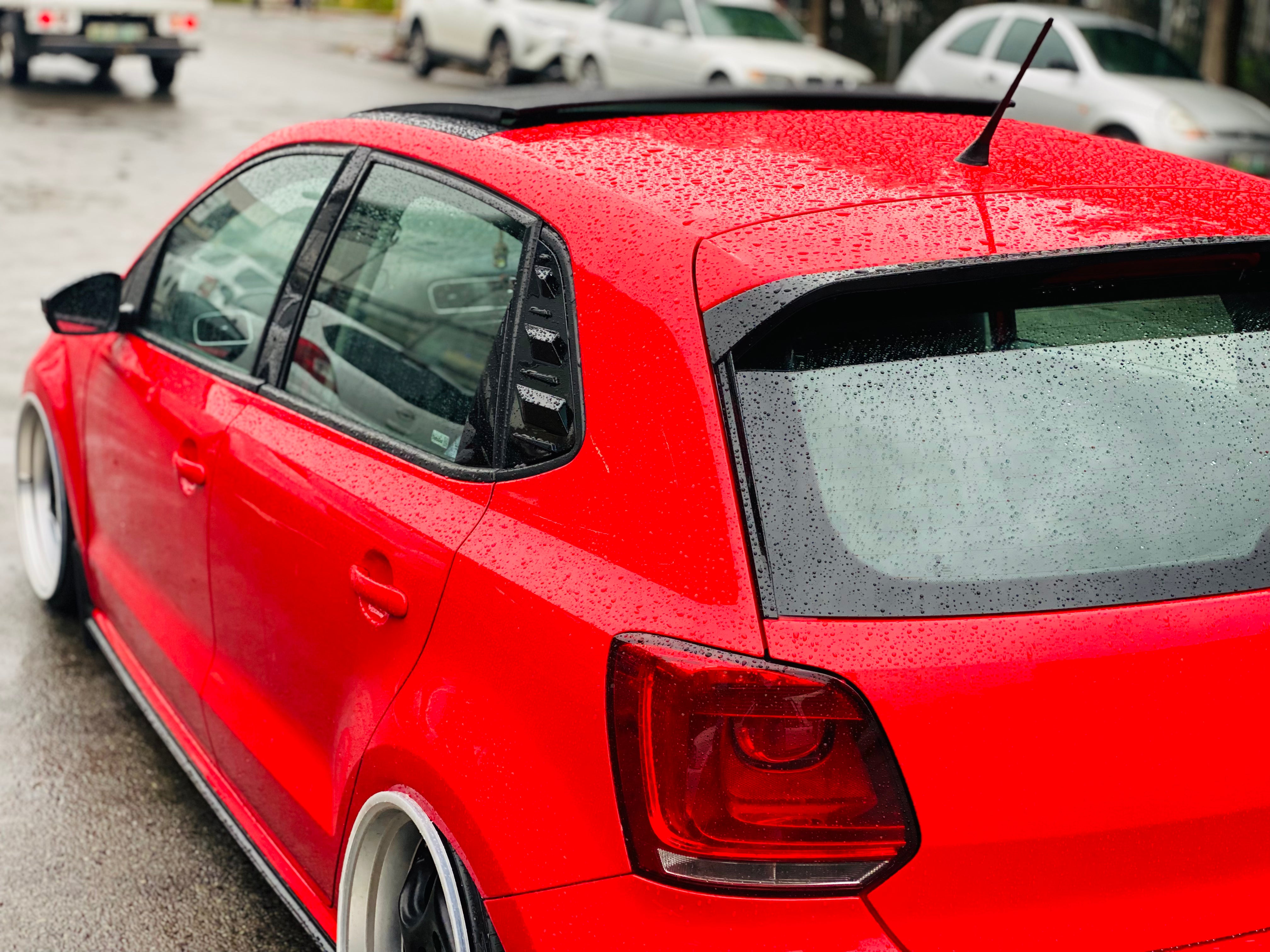 POLO 6 GTI STYLE ADD ON SPOILER GLOSS BLACK