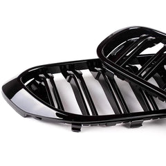 BM G30 5-Series Piano Black Double Slat Kidney Grille (19-On)