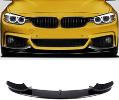 BMW F32 (4series ) MP FRONT LIP 1pce GLOSS BLACK SLIM