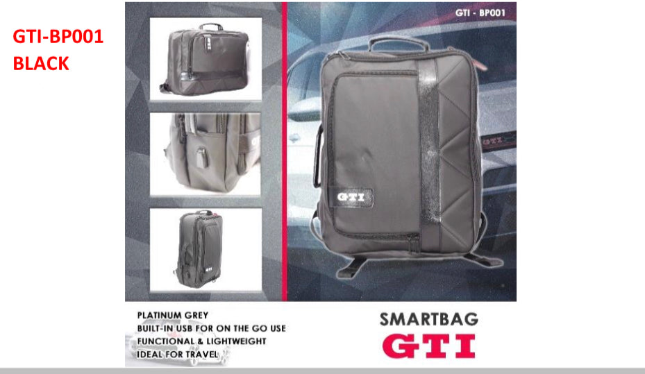 Gti smart  backpack 001 BLACK