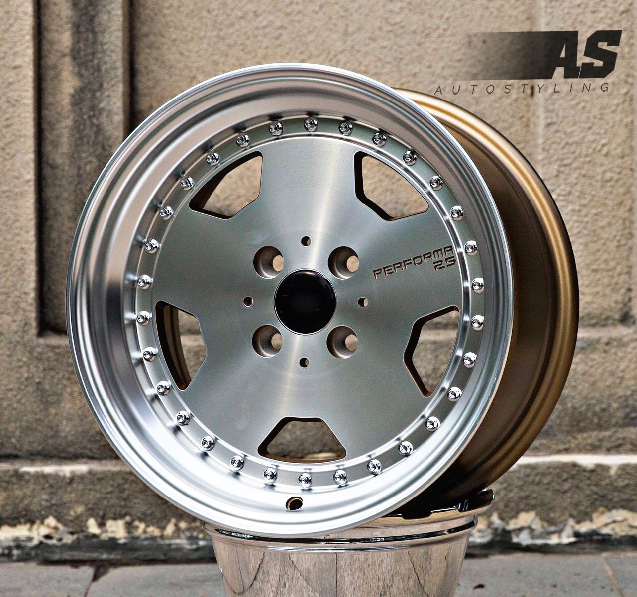 15” AS- PERFORMA M/ BLOCK 4/100 WHEELS